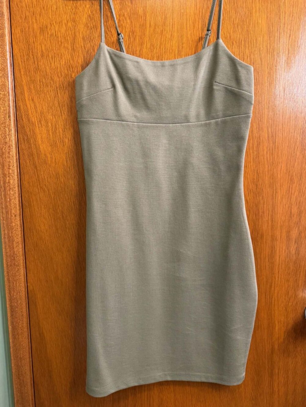 Dynamite Mini Dress - Size XS - Olive/Sage Green